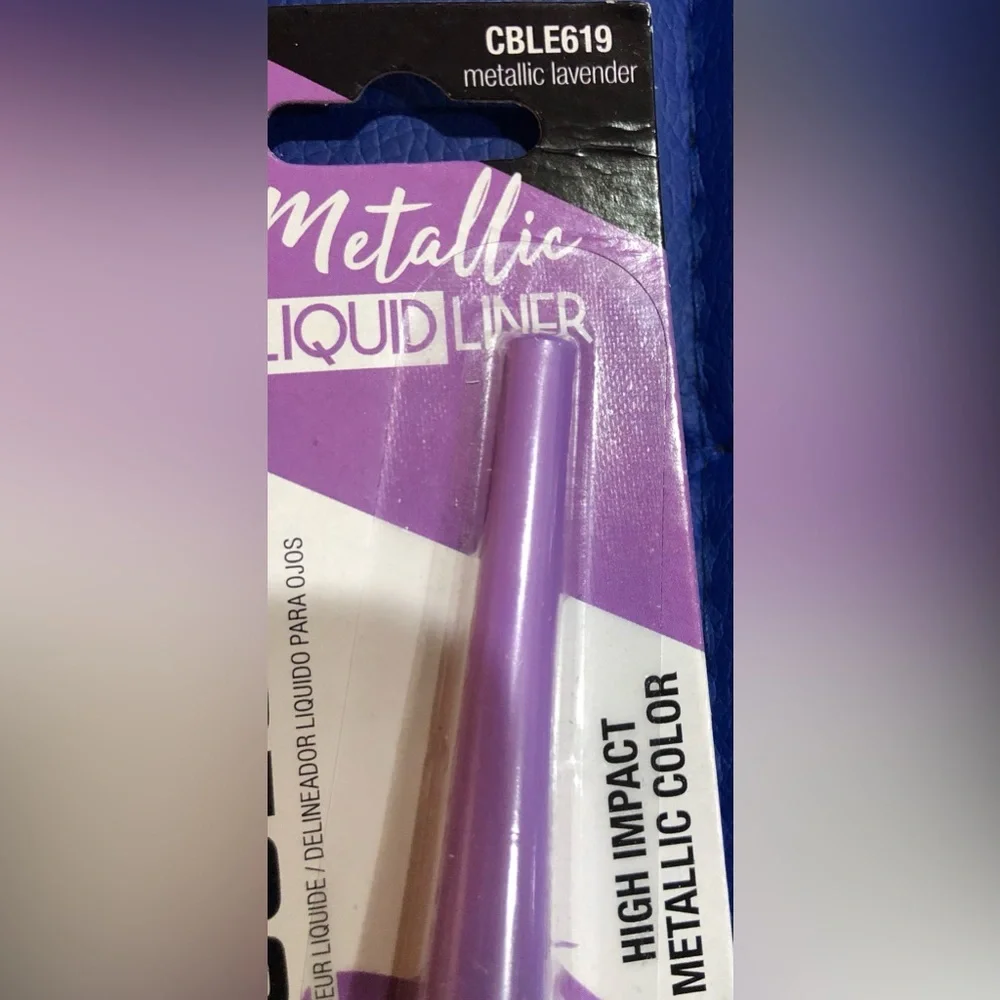 2pack high‎ impact matte & metallics fine tip brush liquid eyeliners new